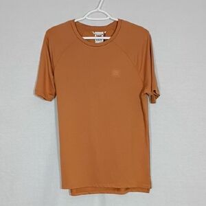 NWT Avalanche Mens Bran Twill Knit Raglan Crew Tee W/ Raised Logo Size Small